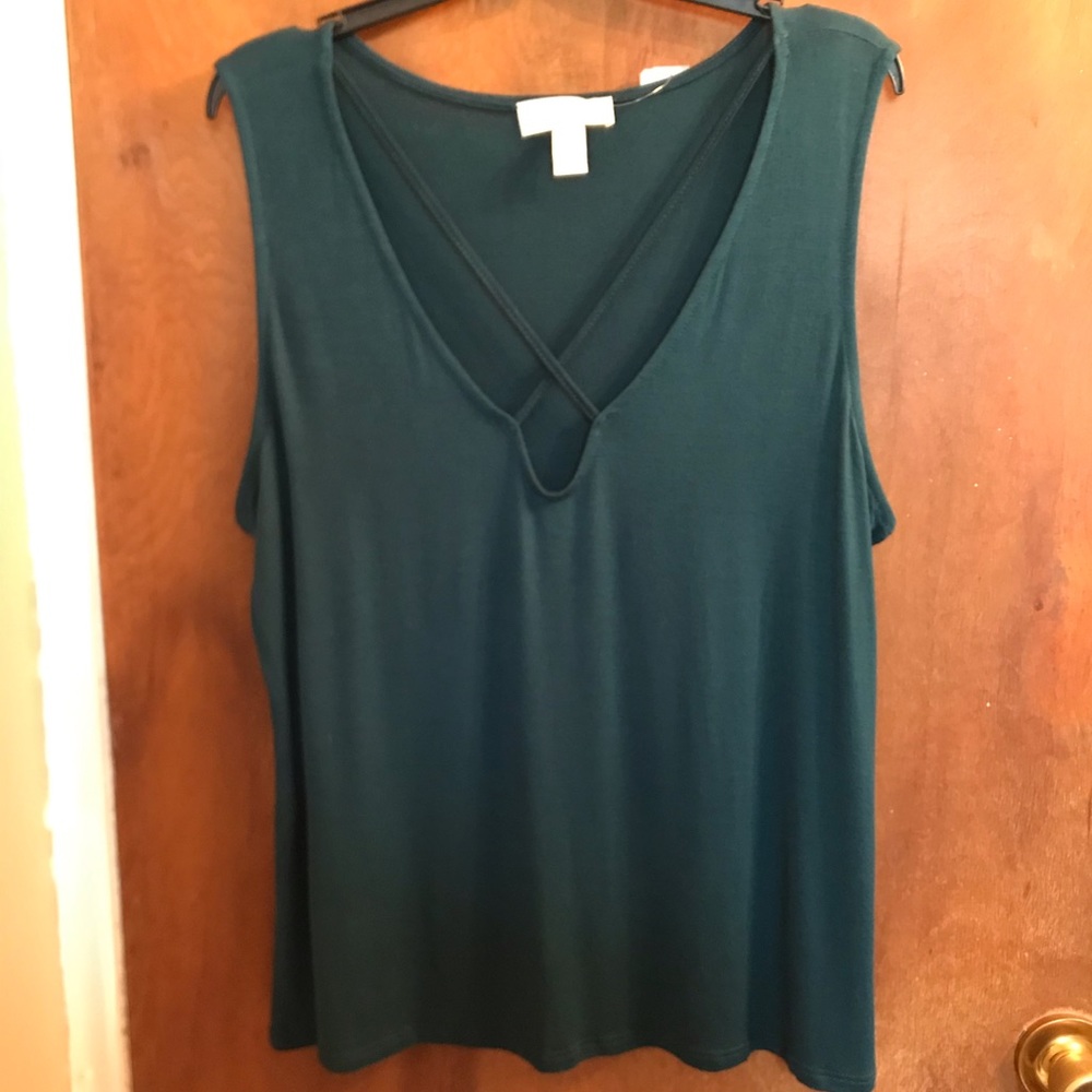 Forever 21 criss cross tank